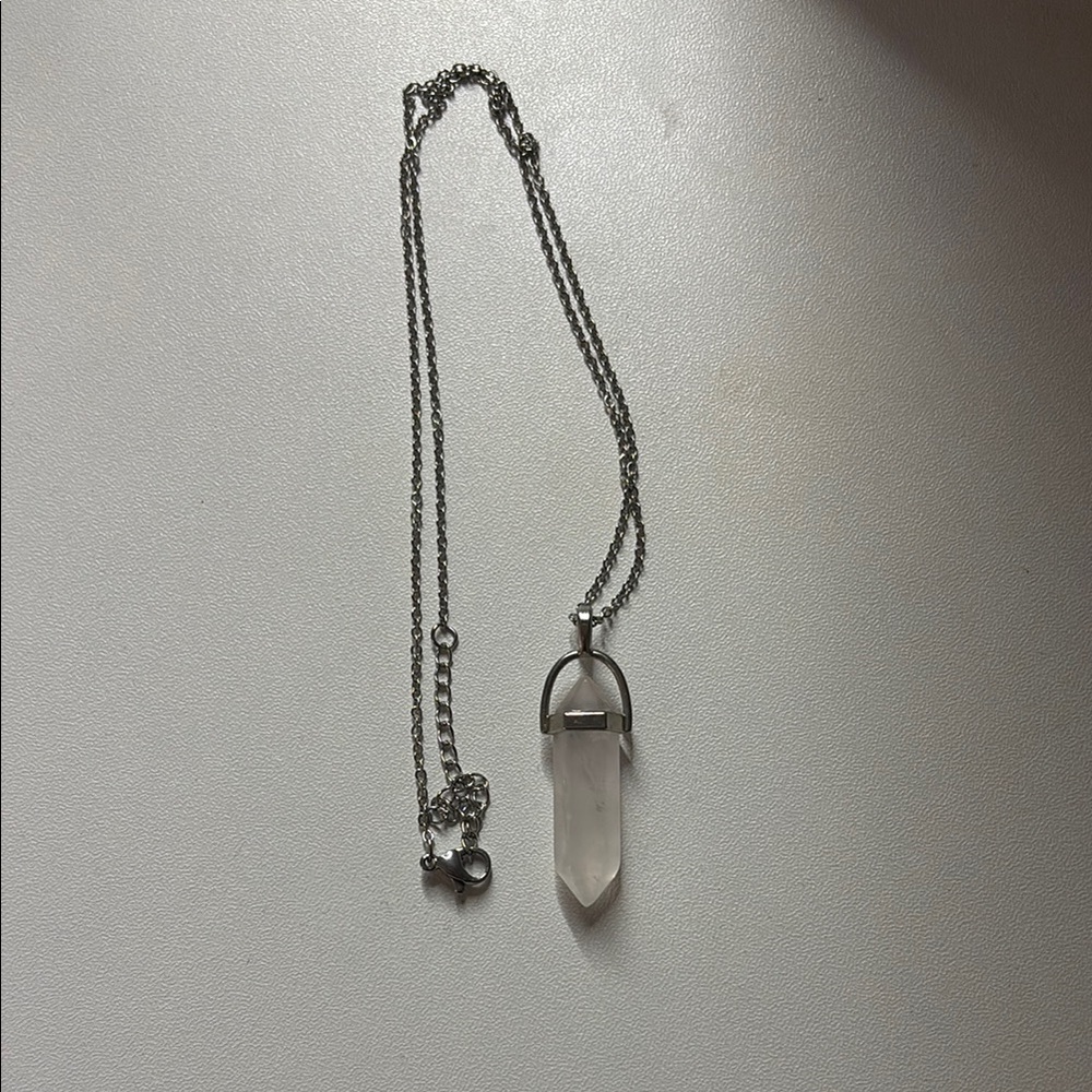Rose Quartz Pendant Necklace
